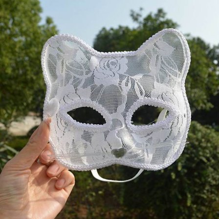 Halloween Cosplay Fox Mask Blonder Sexy Eye Mask Animal Mask Half