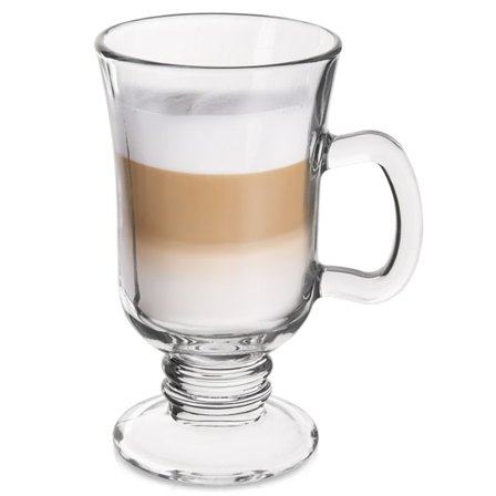 Kaffe latte glas 250 ml