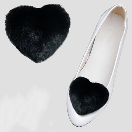 2stk Sko Clip Charm Spænde SORT