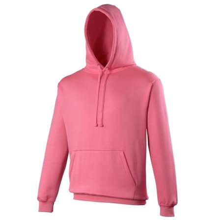 Awdis Unisex Elektrisk Tröja med Luva / Hoodie M Elektrisk Rosa