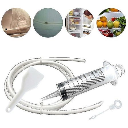 Afløbsrenser til køleskab, Renseværktøj til afløbshuller i køleskabe, Fjernelse af afløbshuller i køleskabe