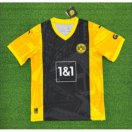 Sesong 2425 Borussia Dortmund Kortærmet Fotballskjorte Hurtigtørkende Pustende Sportsklær Special Edition XL