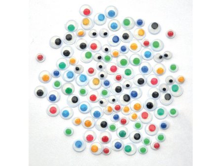 PLAYBOX Plastögon PET färgade 300/fp - Lyreco - Skola och förskola - Hobbymaterial - Pyssel - Ögon