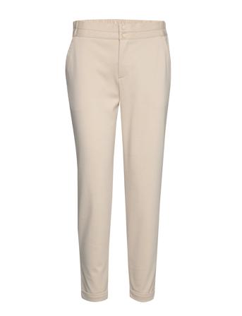 Fqnanni-Ankle-Pa Slimfit Byxor Stuprörsbyxor Creme FREE/QUENT