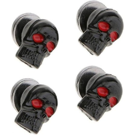 Motorcykel Modificering Skelet Nummerplade Skruer Bolte Skruer Beslag Motorcykel Tilbehør 4stk Sort