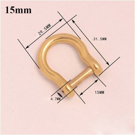 Karabinkrok D Buestifter 15MM