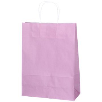 Papirpose rosa 24x10x32 cm