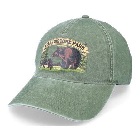 American Needle - Grön unconstructed Keps - Yellowstone Trailhead Canopy Dad Cap @ Hatstore