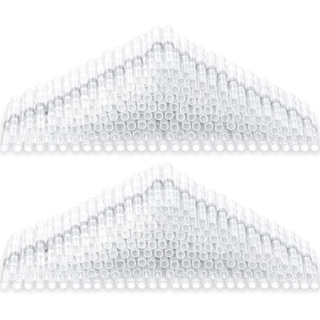 150 stk. varmekrympende samlemuffer vandtæt elektrisk isolering til biler, motorcykler og køretøjer (hvid, 26-24 AWG)