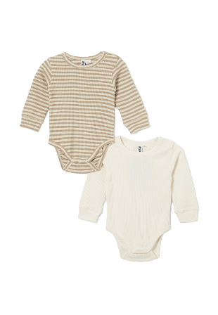 RIKIKI Body RIRI, 2-pack Bodies & set Beige 68