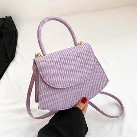 Dame håndveske skulderveske LILLA