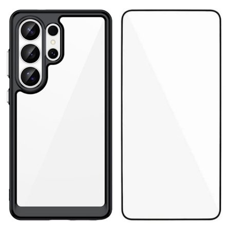 WANLONFENG Mobilskal till Samsung Galaxy S26 Ultra TPU XC Serie - Svart