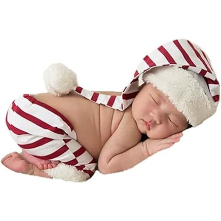 Julefotografering til nyfødte babyer