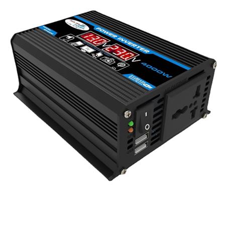 4000w Strömkonverter 12v 220v Ren Sinusvåg Invertor Ren Sinusvåg Transformator Med Fjärrkontroll &-Xin