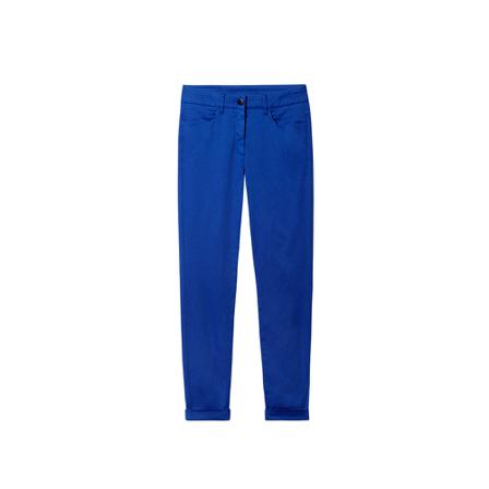 Luisa Cerano, Slim-fit Trousers Blauw, Dames, Maat:L
