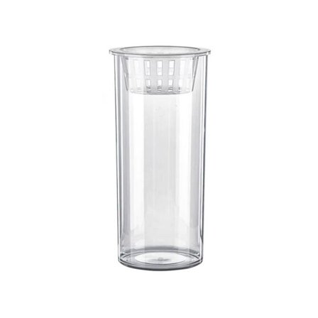 Hydroponisk Plant Vase Sylindrisk Rett Design Akvarium for Hjemmeinnredning