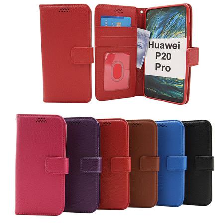 New Standcase Wallet Huawei P20 Pro (clt-l29) Svart