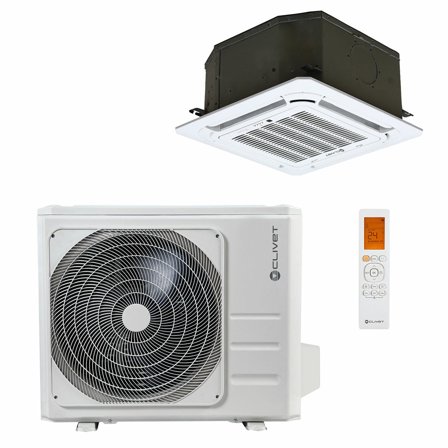 Condizionatore Clivet BOX 2 cassetta 4 vie 12.000 BTU light commercial Invert A++ R32