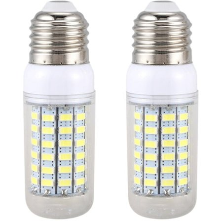 2 st energibesparande lampa E27 220V 69 SMD 5730 1500LM 6000-6500K LED-majslampor