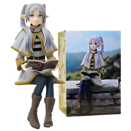 A med eske Frieren Nuddelstopper Anime Actionfigur Limited Edition Samlemodell for Barn Spill Beyond Journey's End Gave