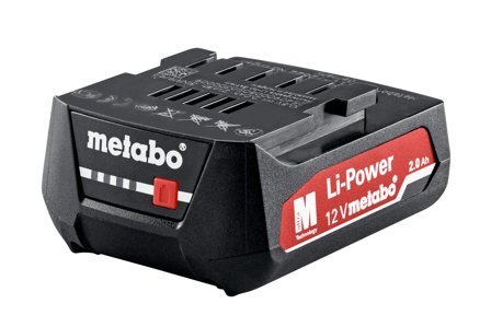 Metabo 12V Li-Power Batteri 2,0 Ah, Maskintilbehør & forbrugsvarer