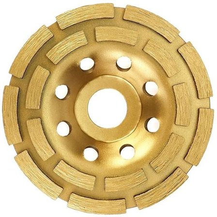 Diamantslipningsskiva, betongslipningsdiamant, 115 mm x 22,2 mm för betong, gips, granit, harts, kakelfix, natursten, etc.