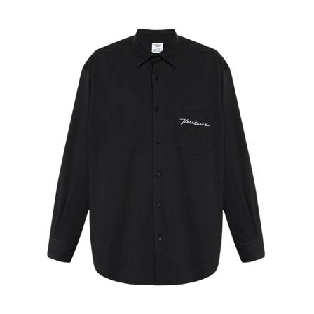 Vetements Casual Shirts Sort, Herre Skjorter