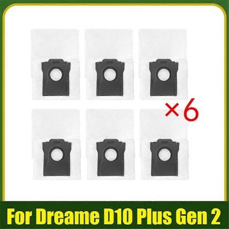 6 KPL Pölypussi D10 Plus Gen 2 RLD32GD Robotti-imurille, Pölypussin Varaosatarvikkeet