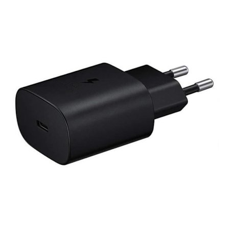 Hurtig 25W Strømoplader - Yuan Yuan - Samsung Galaxy S21 FE 5G - Sort - Adapter - 40g