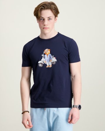 Baron Filou T-Shirt Blå T-shirts Kille - Kids Brand Store