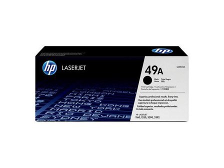HP 49A - svart - original - LaserJet - tonerpatron (Q5949A)