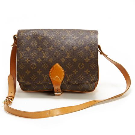 Louis Vuitton Vintage, Pre-owned Monogram Canvas Cartouchiere GM shoulder bag Bruin, Dames, Maat:ONE Size