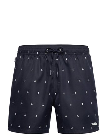 Pockies Navy Anchors Shorties - Navy - L