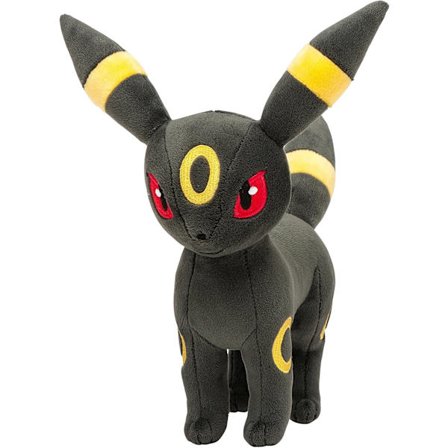 Umbreon-pehmolelu - Umbreon-täytetty eläin - Eevee-evoluution pehmoleluhahmo pojille ja tytöille