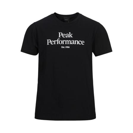 Peak Performance Junior Original Tee (Spring 2021) Children short-sleeved sweaters Black 140