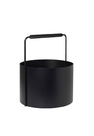 Blomus Ashi Vedkorg Förvaring Svart