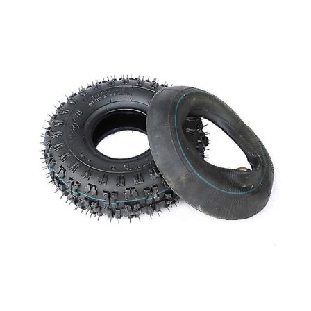 4.10/3.50-4 ATV Quad Go Kart 47cc 49cc Grovt Mønster 4.10-4 Dekk Innerslange Passer Alle Modeller 3.50-4 4 " Dekk[YJD]