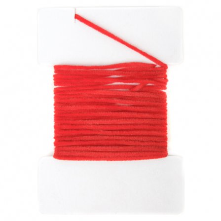 Suede Chenille - Red