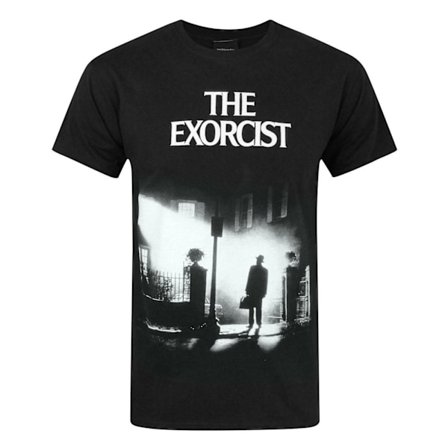 The Exorcist Mens Movie Poster T-Shirt S Svart