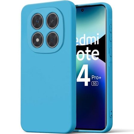 Coque för Xiaomi Redmi Note 14 Pro Plus 5G/Note 14 Pro+ 5G - Silikon Blå - E.F.Connection
