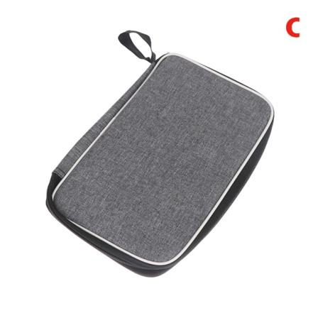 1. Bordtennisracketväska Dragkedja Oxford Cloth Portabl Grå C Gray C