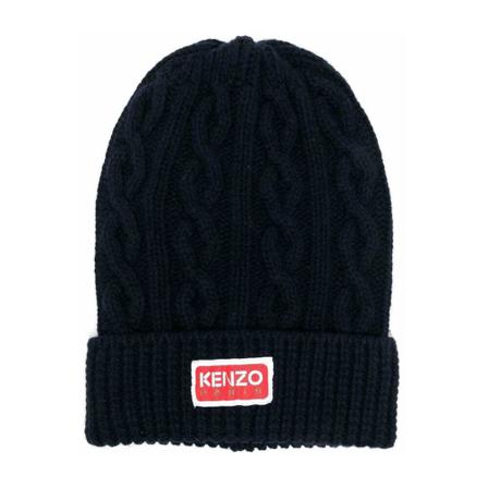 Kenzo, Beanies Blauw, Heren, Maat:ONE Size