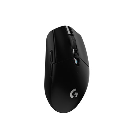 Logitech G305 - Mus - optisk - 6 knapper - trådløs - LIGHTSPEED - USB trådløs mottaker - svart