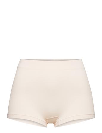 Brief Boxer Midi Seamless Rib Pink Lindex