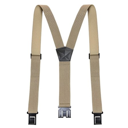 Elastiska Hängslen för Vuxna med 3 Clips och Plastkrokar - Bekväma och Justerbara