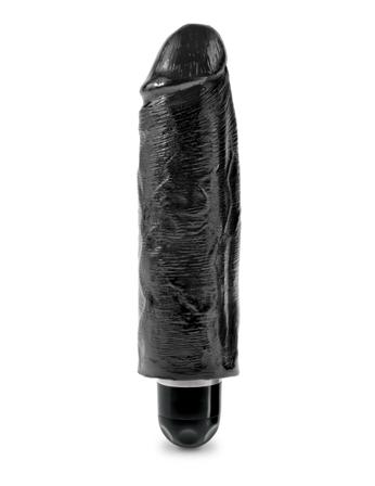 Stiffy Vibrerende Dildo 18.5 cm - Sort - Vuxen.se - Air pressure stimulator, klitoris vibratorer, dildoer, lystkugler, magic wand & æg.