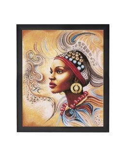 Broderikit Billede Moder Afrika - Vervaco