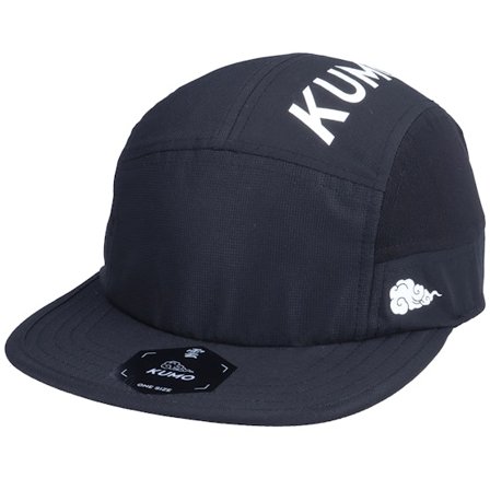 Kumo - On Top Cloudfit Black 5-Panel 5panel Black Cap - @ Hatstore