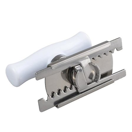 Manuel Rustfrit Stål Nem Dåse- og Glasåbner Justerbar