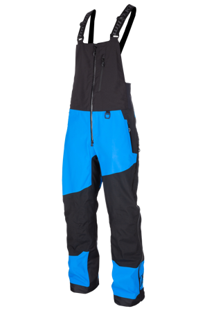 Broek Klim Storm Bib Electric Blue Lemonade/Zwart S